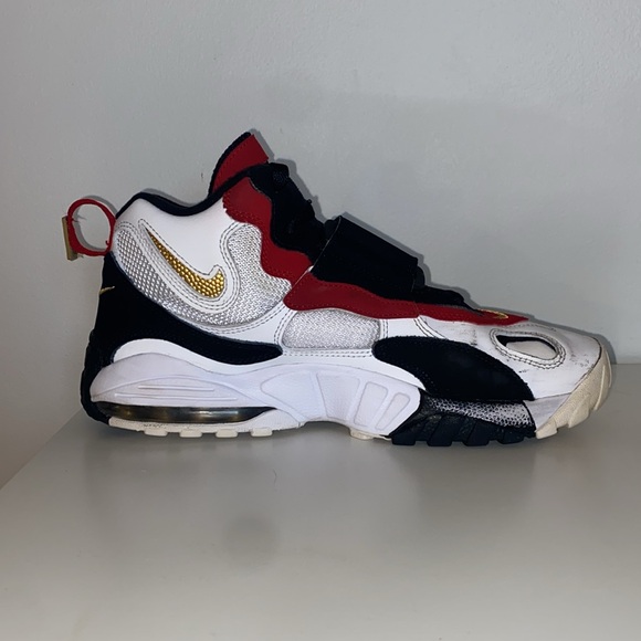 Men’s Size 9 - Nike Air Max Speed Turf 49ers 2017, Red Gold White and Black - Picture 7 of 12